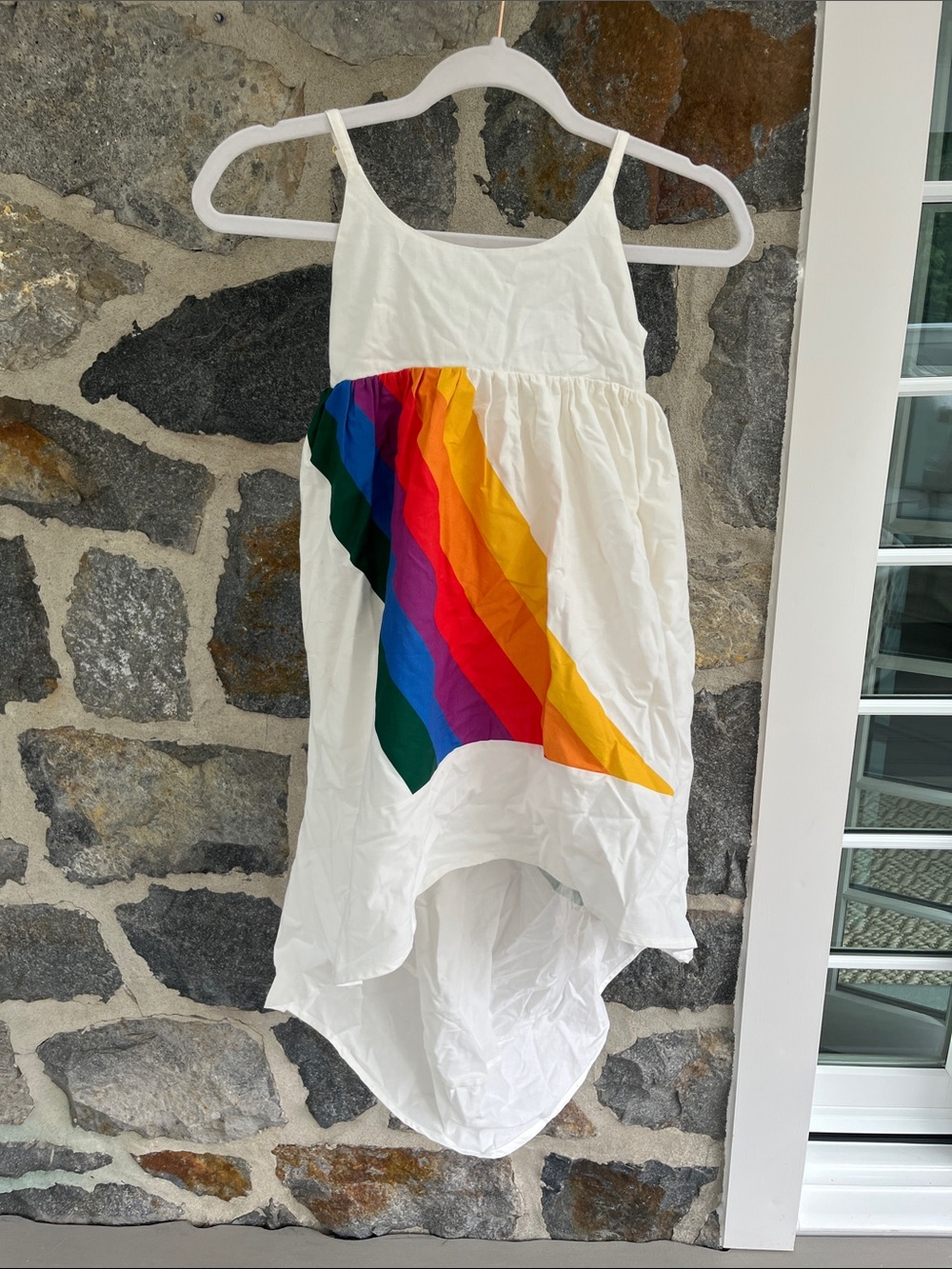 Pleiades Designs "Windsong" High-Low Classic Rainbow Dress